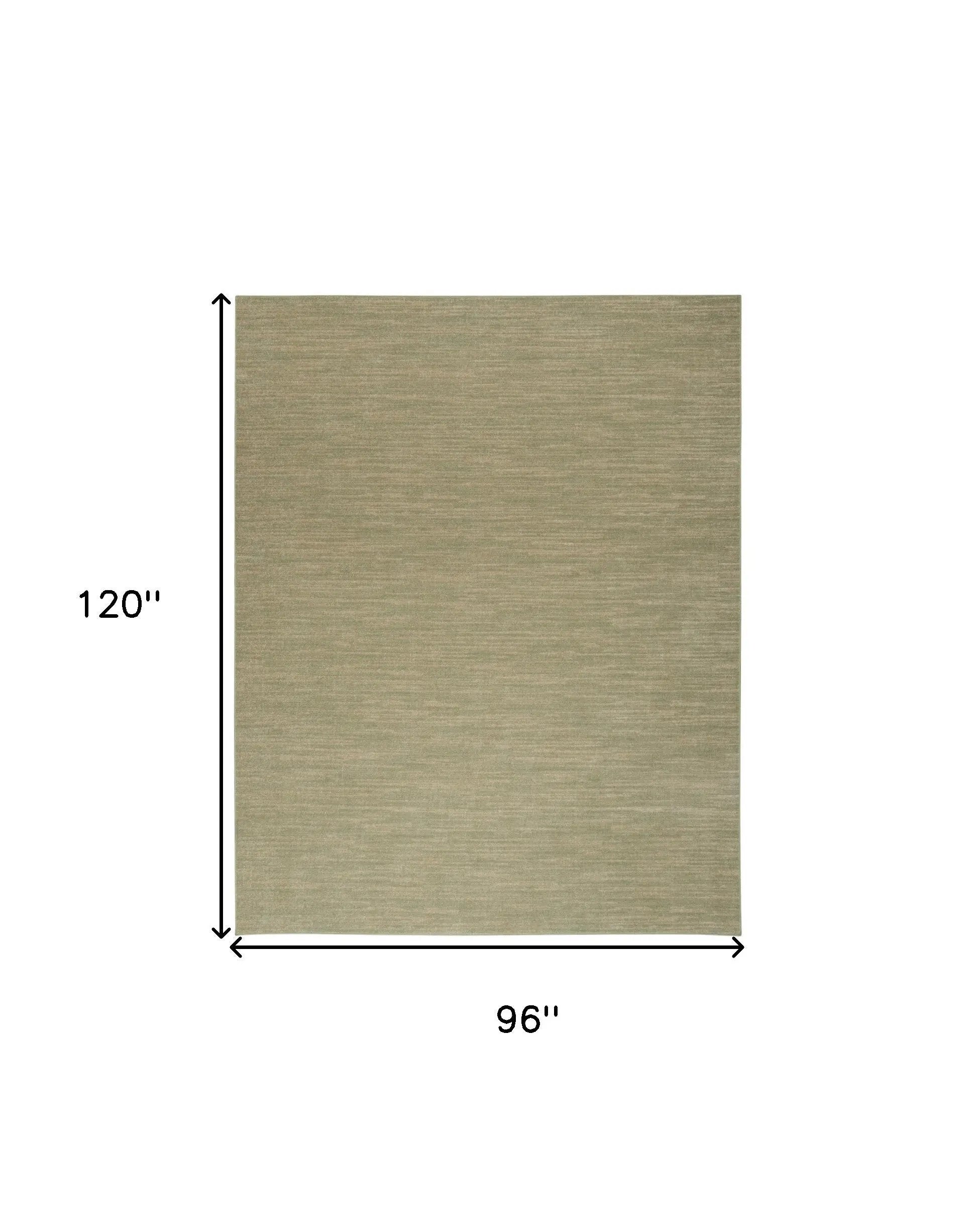 8' X 10' Green And Gold Abstract Indoor Outdoor Area Rug Homeroots Outdoor