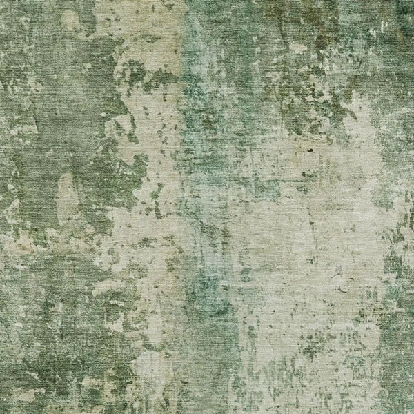 8' X 10' Green And Sage Abstract Washable Indoor Outdoor Area Rug Homeroots Outdoor