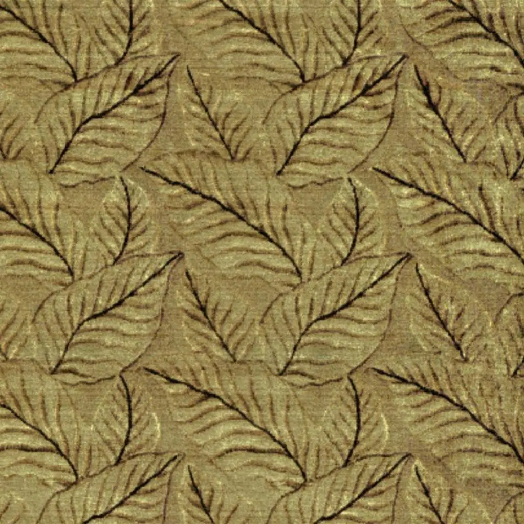8' X 10' Green Tan And Black Floral Hand Knotted Area Rug Homeroots Home Decor