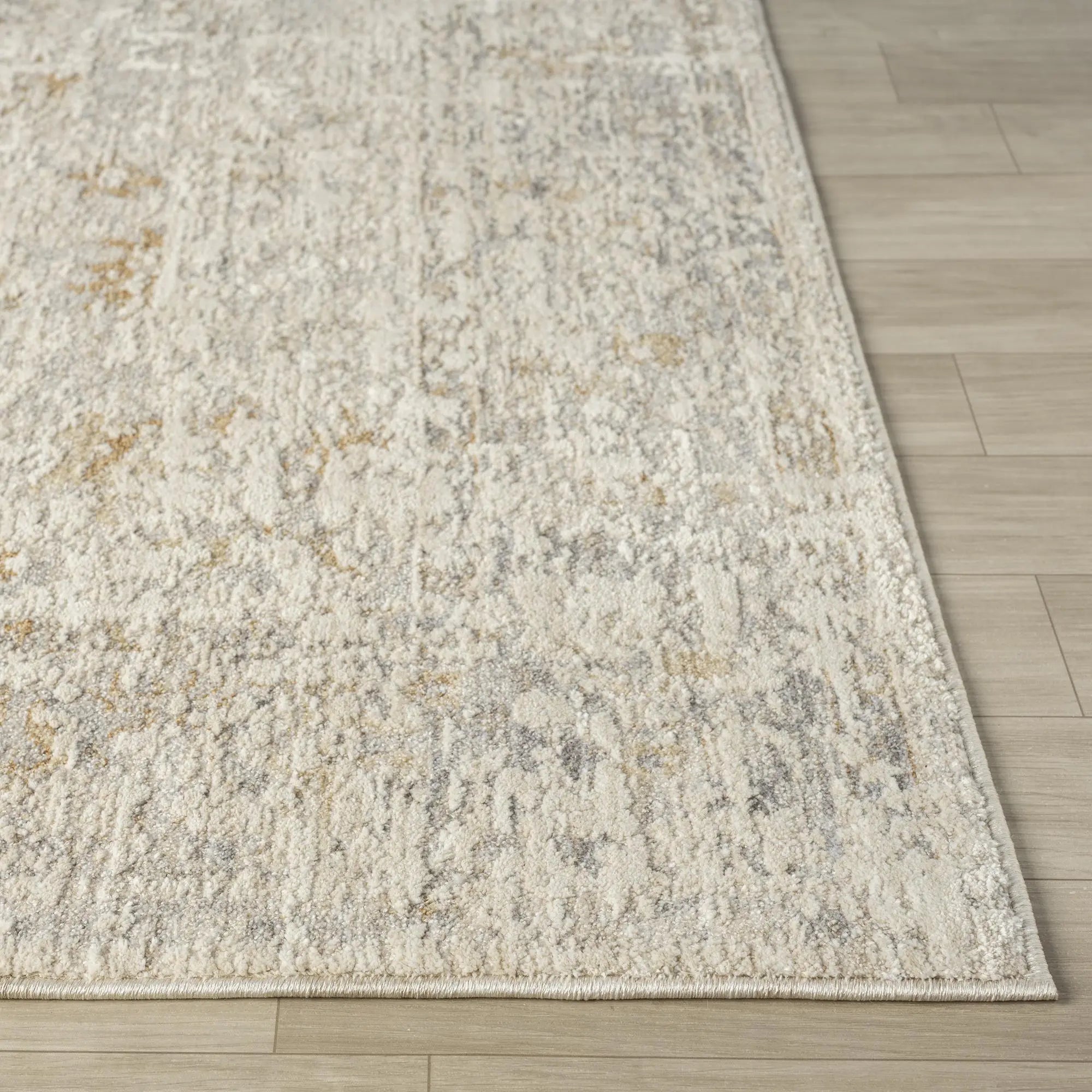 8' X 10' Ivory And Beige Abstract Area Rug Homeroots Home Decor