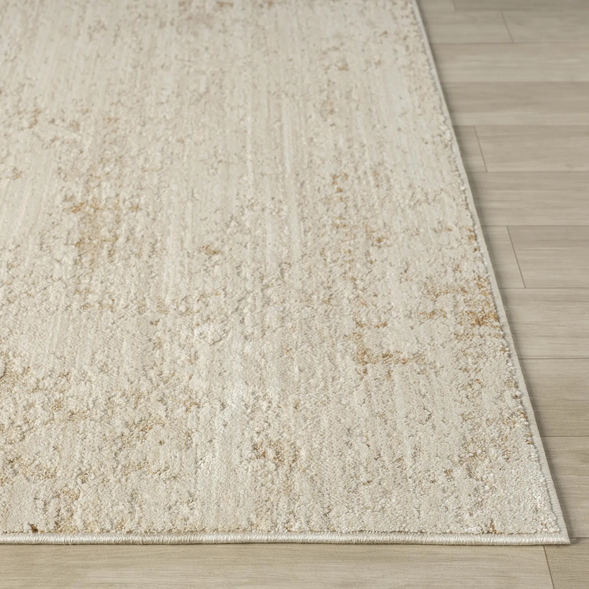 8' X 10' Ivory And Beige Abstract Area Rug Homeroots Home Decor