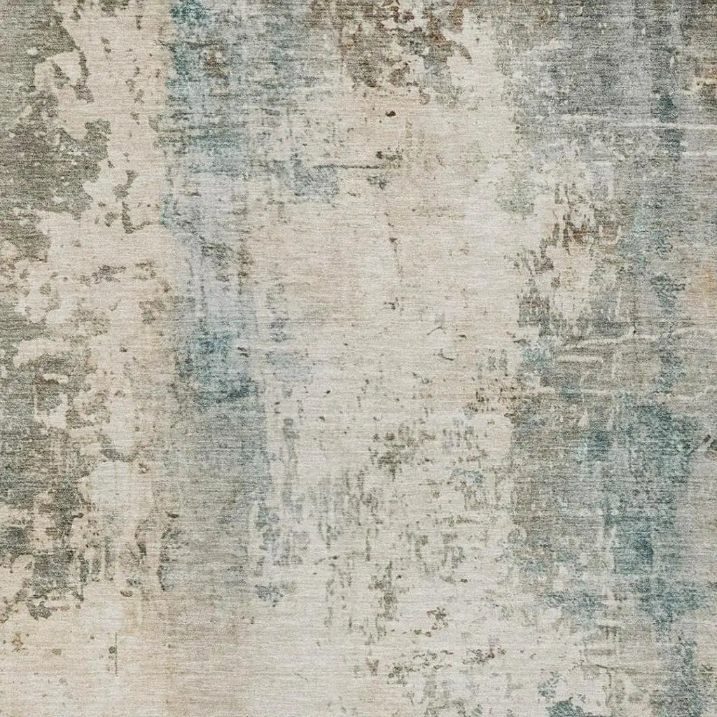 8' X 10' Ivory And Beige Abstract Washable Indoor Outdoor Area Rug Homeroots Outdoor