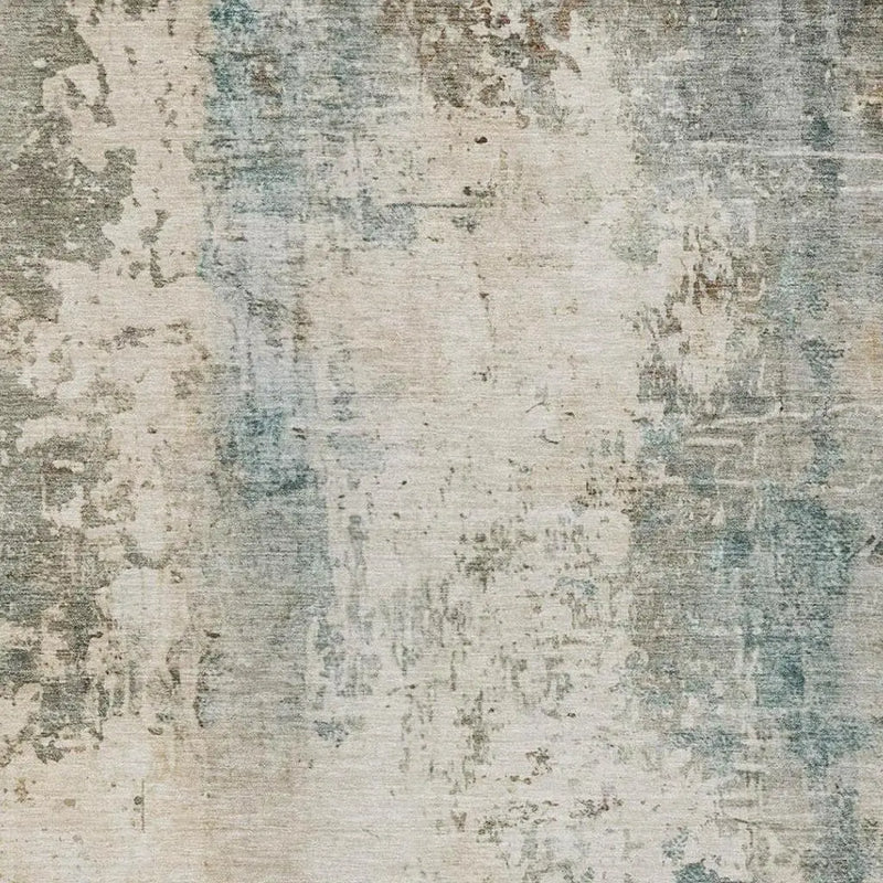 8' X 10' Ivory And Beige Abstract Washable Indoor Outdoor Area Rug Homeroots Outdoor
