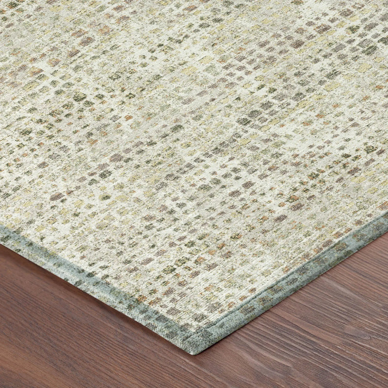 8' X 10' Ivory And Beige Abstract Washable Indoor Outdoor Area Rug Homeroots Outdoor