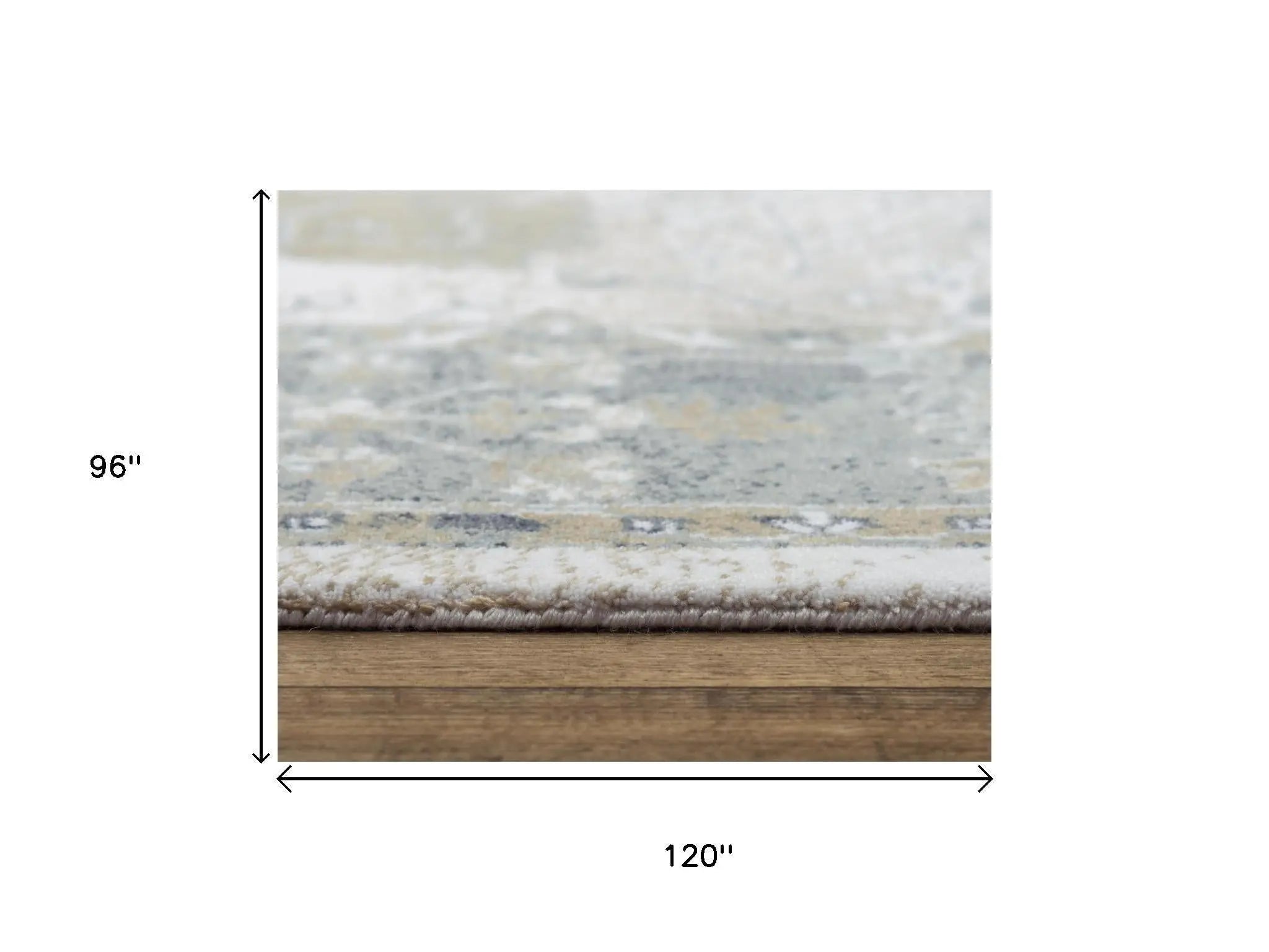 8' X 10' Ivory And Beige Oriental Hand Carved Handmade Area Rug Homeroots Home Decor