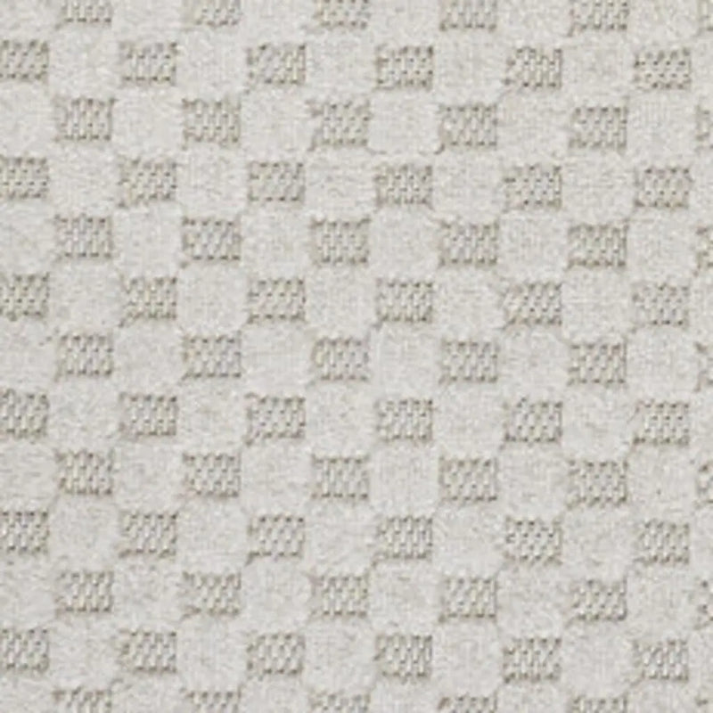 8' X 10' Ivory And Cream Plaid Indoor Outdoor Area Rug Homeroots Outdoor