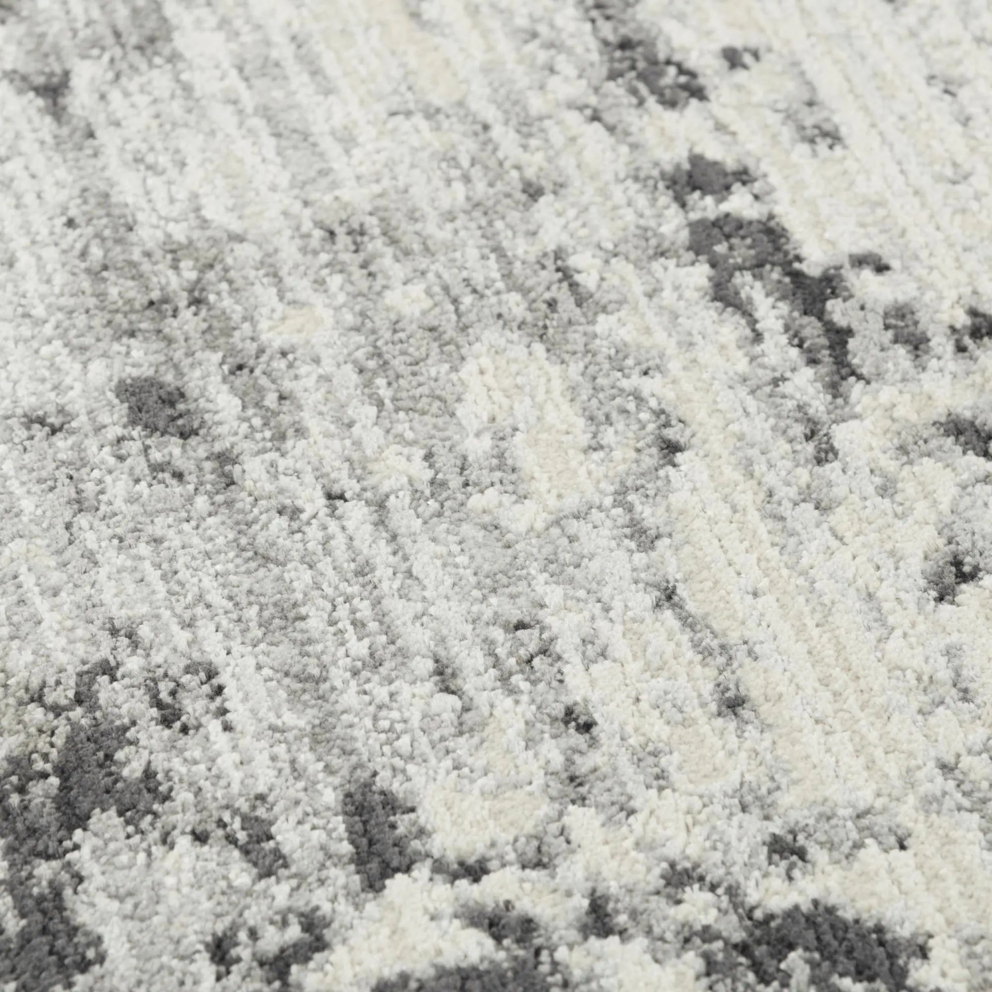 8' X 10' Ivory And Gray Abstract Area Rug Homeroots Home Decor