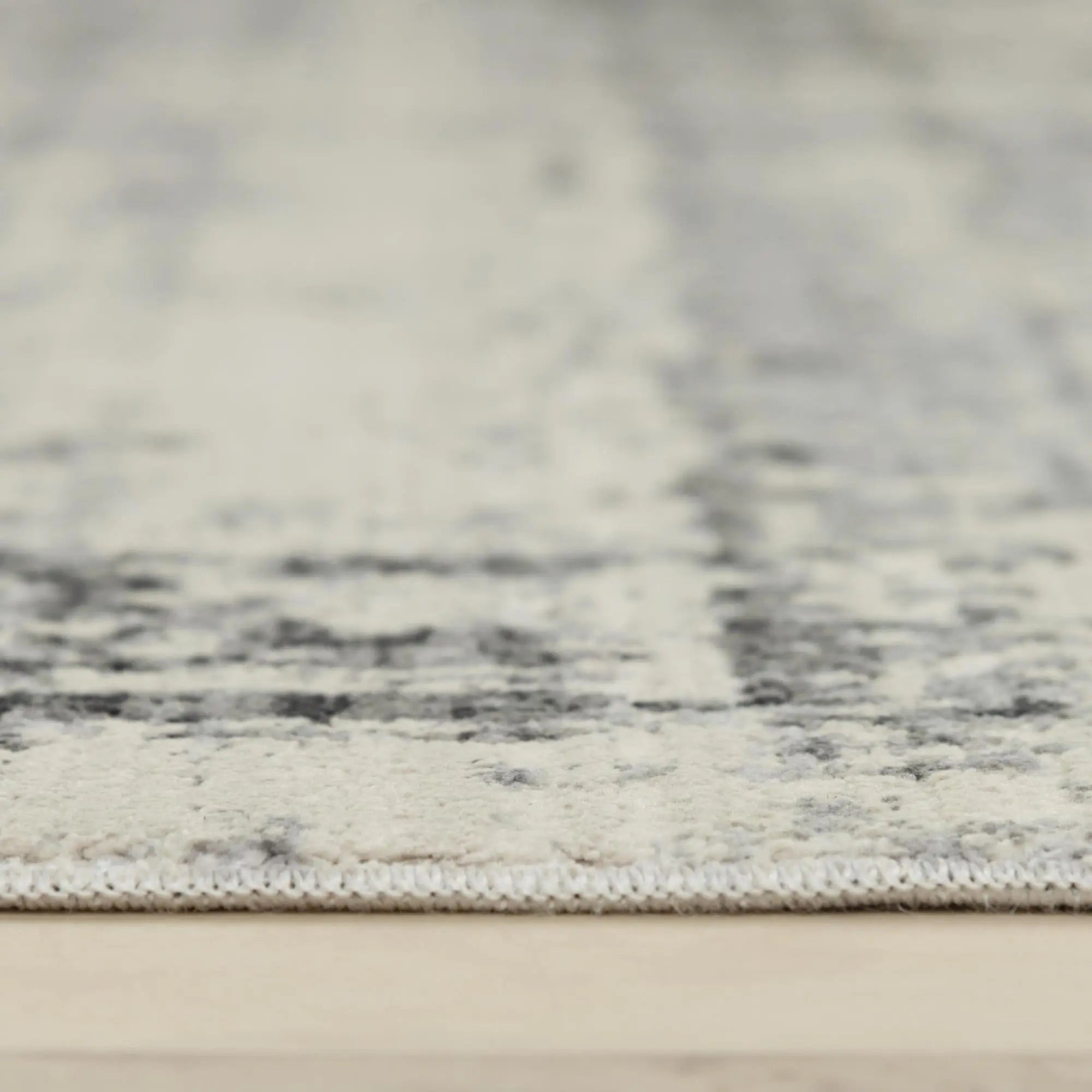 8' X 10' Ivory And Gray Abstract Area Rug Homeroots Home Decor