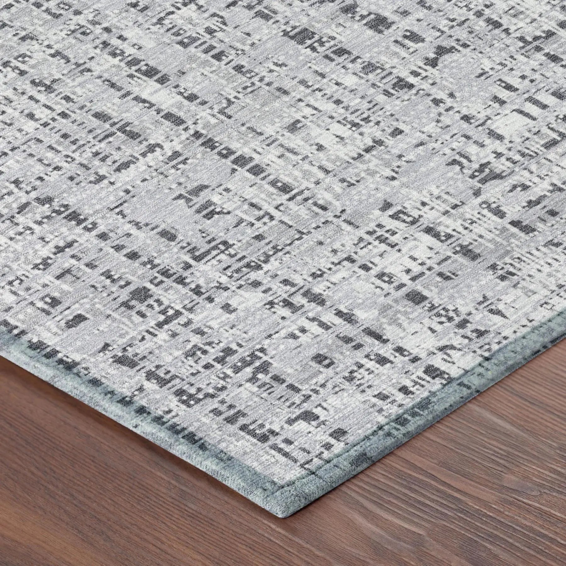 8' X 10' Ivory And Gray Abstract Washable Indoor Outdoor Area Rug Homeroots Outdoor