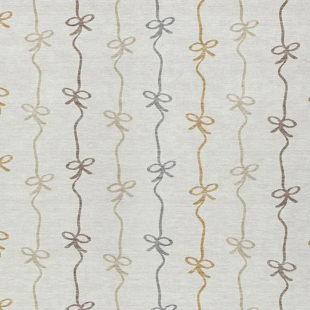 8' X 10' Ivory And Gray Southwestern Washable Indoor Outdoor Area Rug Homeroots Outdoor