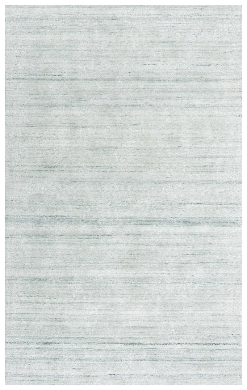 8' X 10' Ivory And Gray Striped Hand Tufted Area Rug Homeroots Home Decor