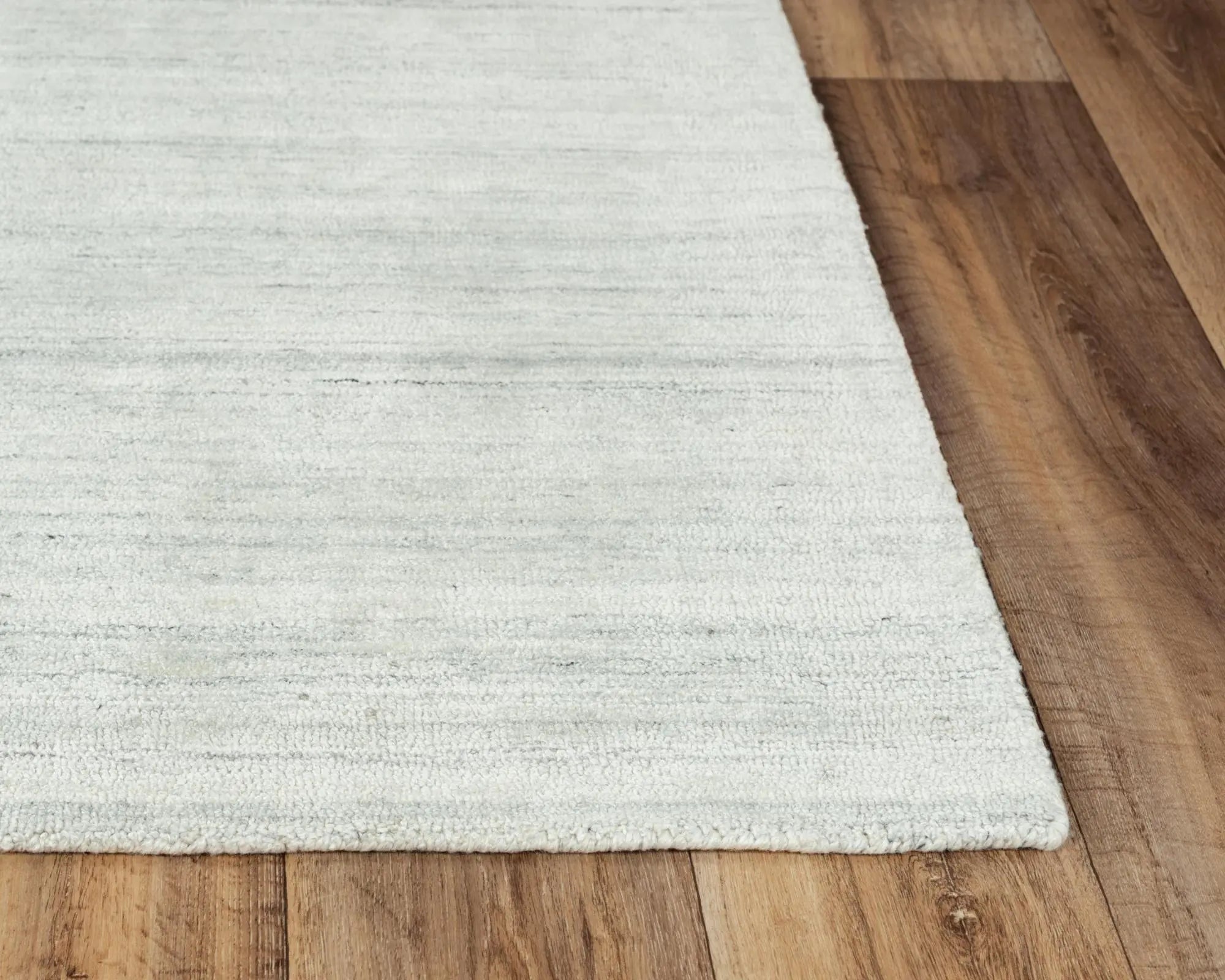 8' X 10' Ivory And Gray Striped Hand Tufted Area Rug Homeroots Home Decor