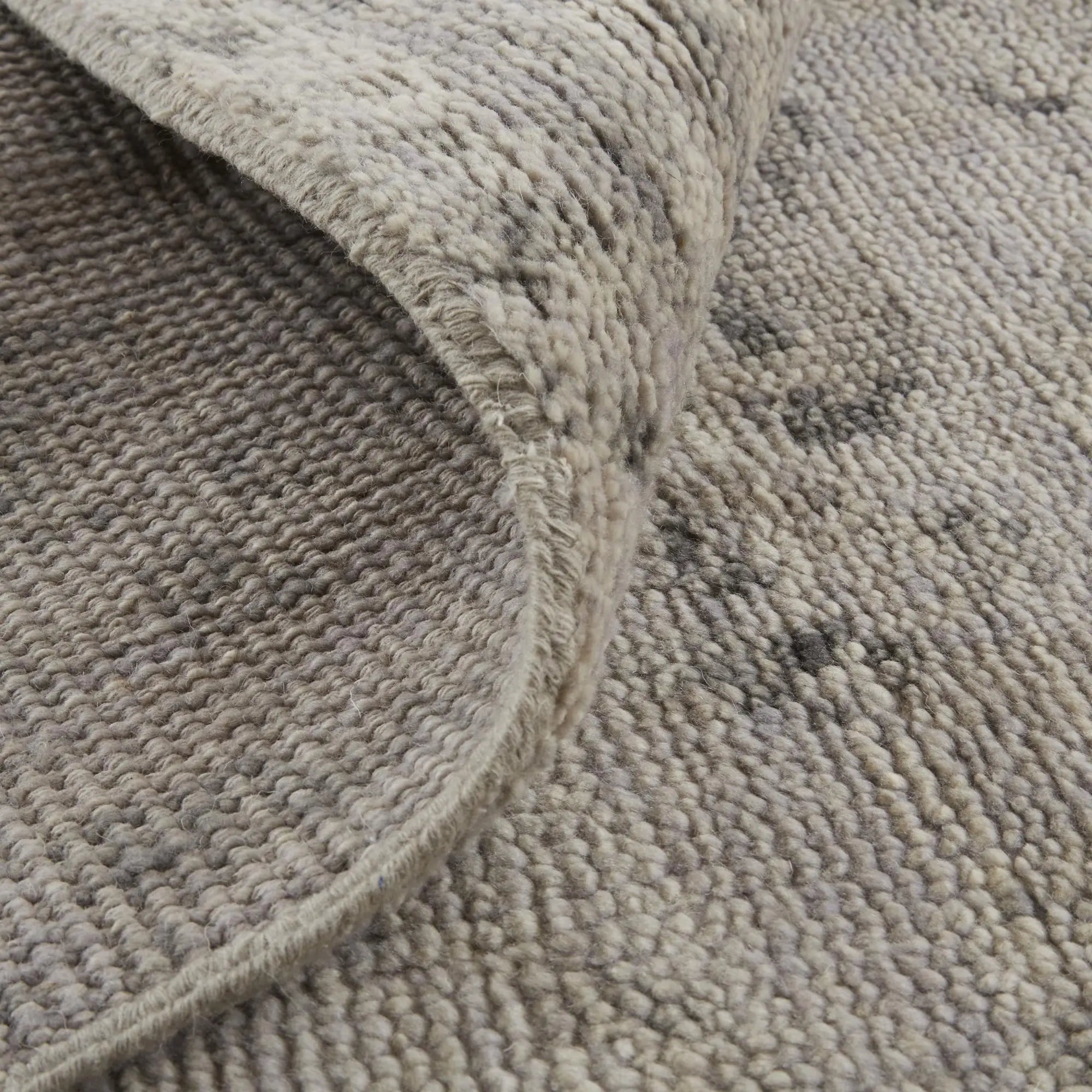 8' X 10' Ivory And Gray Wool Abstract Hand Knotted Area Rug Homeroots Home Decor