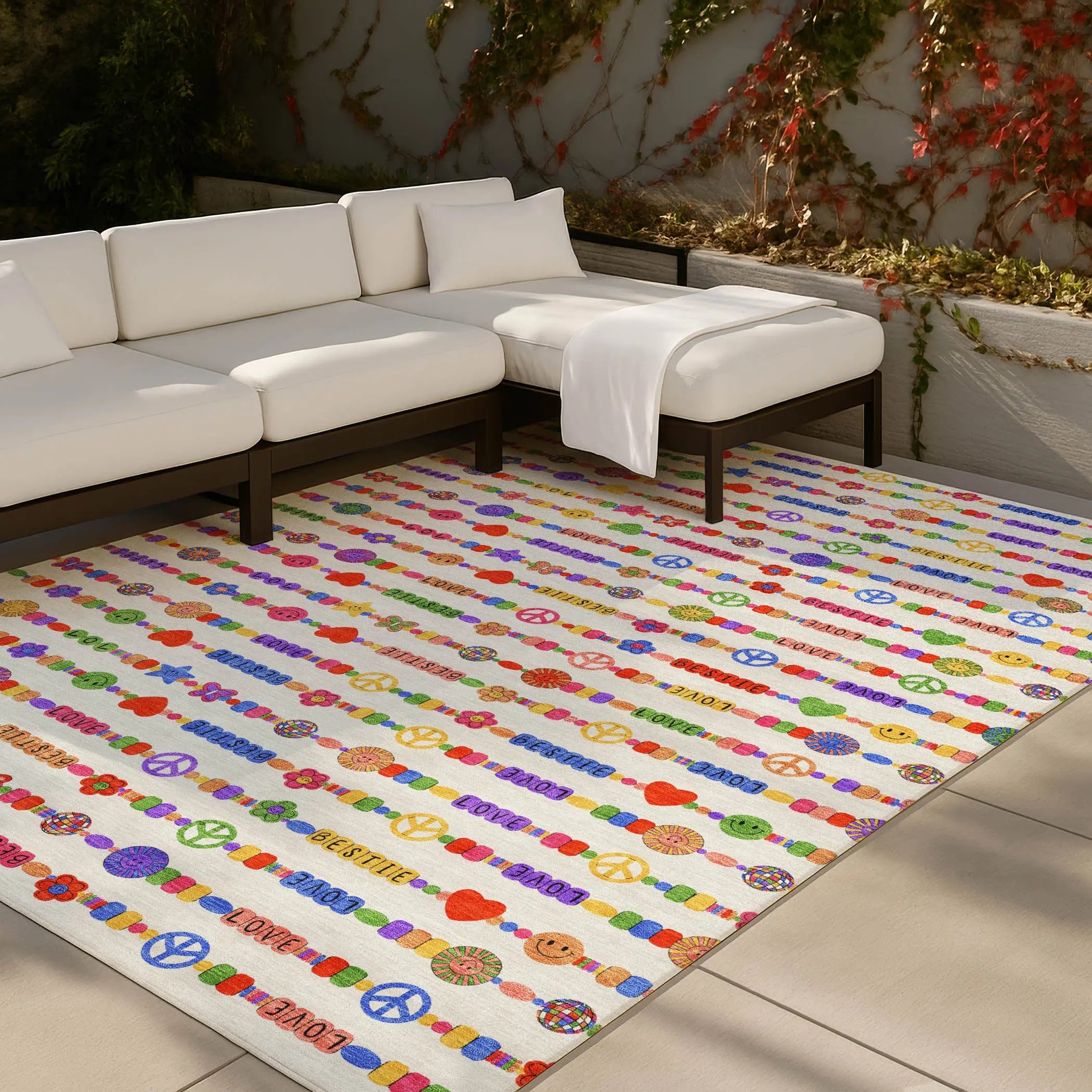 8' X 10' Ivory And Olive Green Geometric Washable Indoor Outdoor Area Rug Homeroots Outdoor