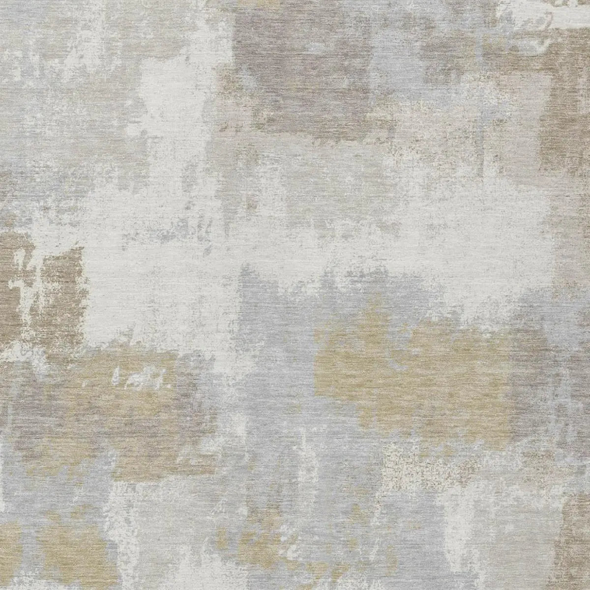 8' X 10' Ivory And Silver Abstract Washable Indoor Outdoor Area Rug Homeroots Outdoor