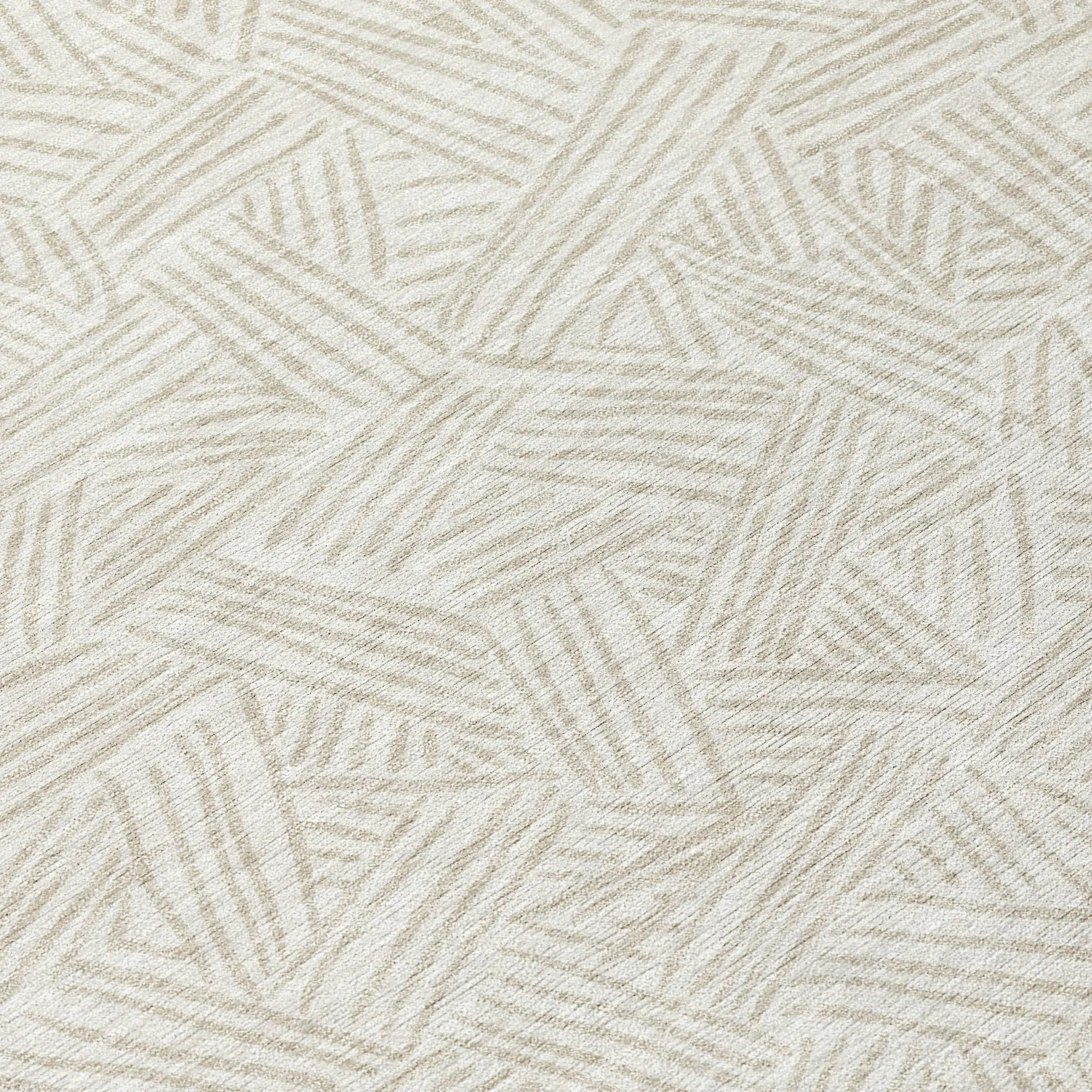 8' X 10' Ivory And Silver Geometric Washable Indoor Outdoor Area Rug Homeroots Outdoor