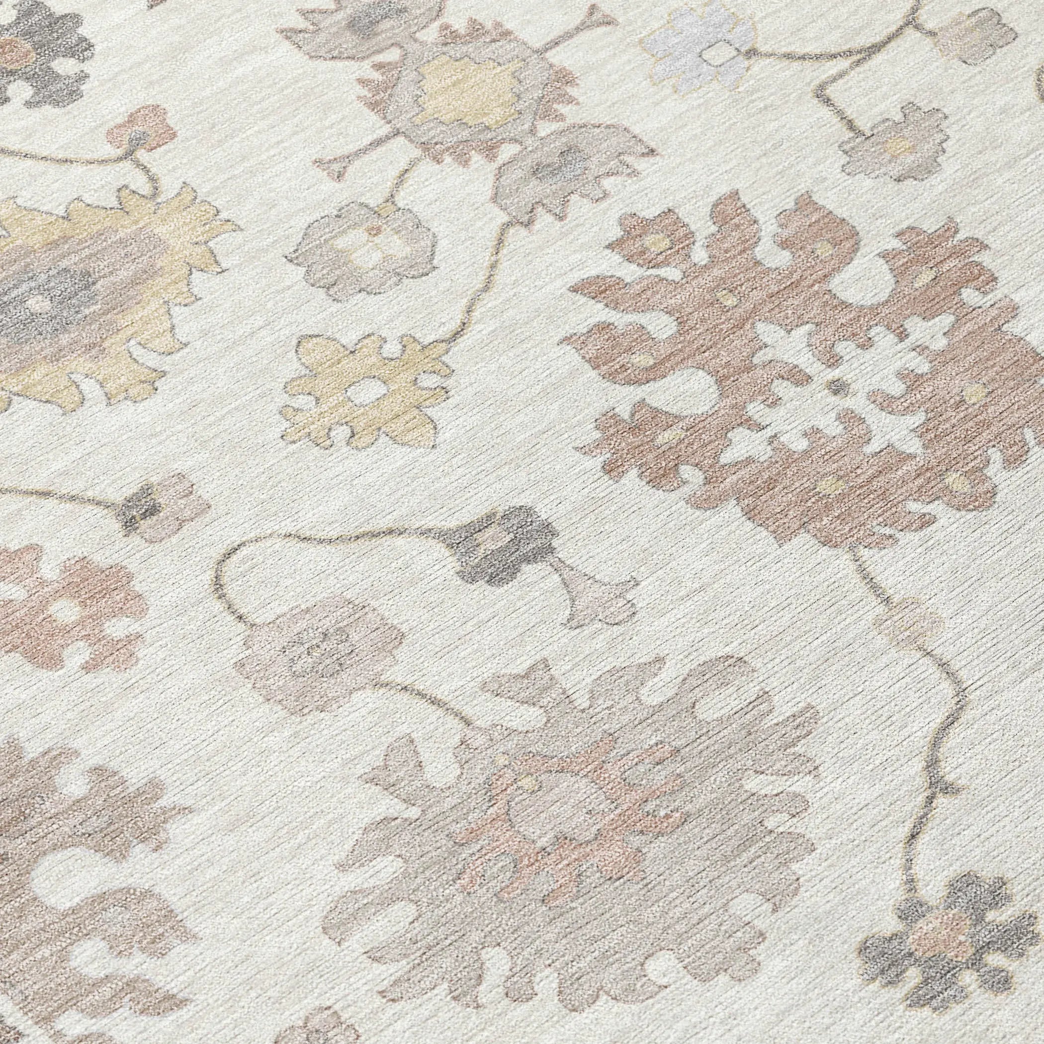 8' X 10' Ivory And Sky Blue Oriental Washable Indoor Outdoor Area Rug Homeroots Outdoor