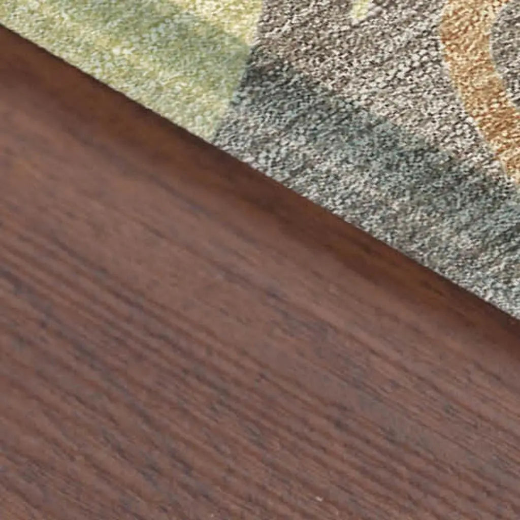 8' X 10' Ivory And Taupe Damask Washable Indoor Outdoor Area Rug Homeroots Outdoor