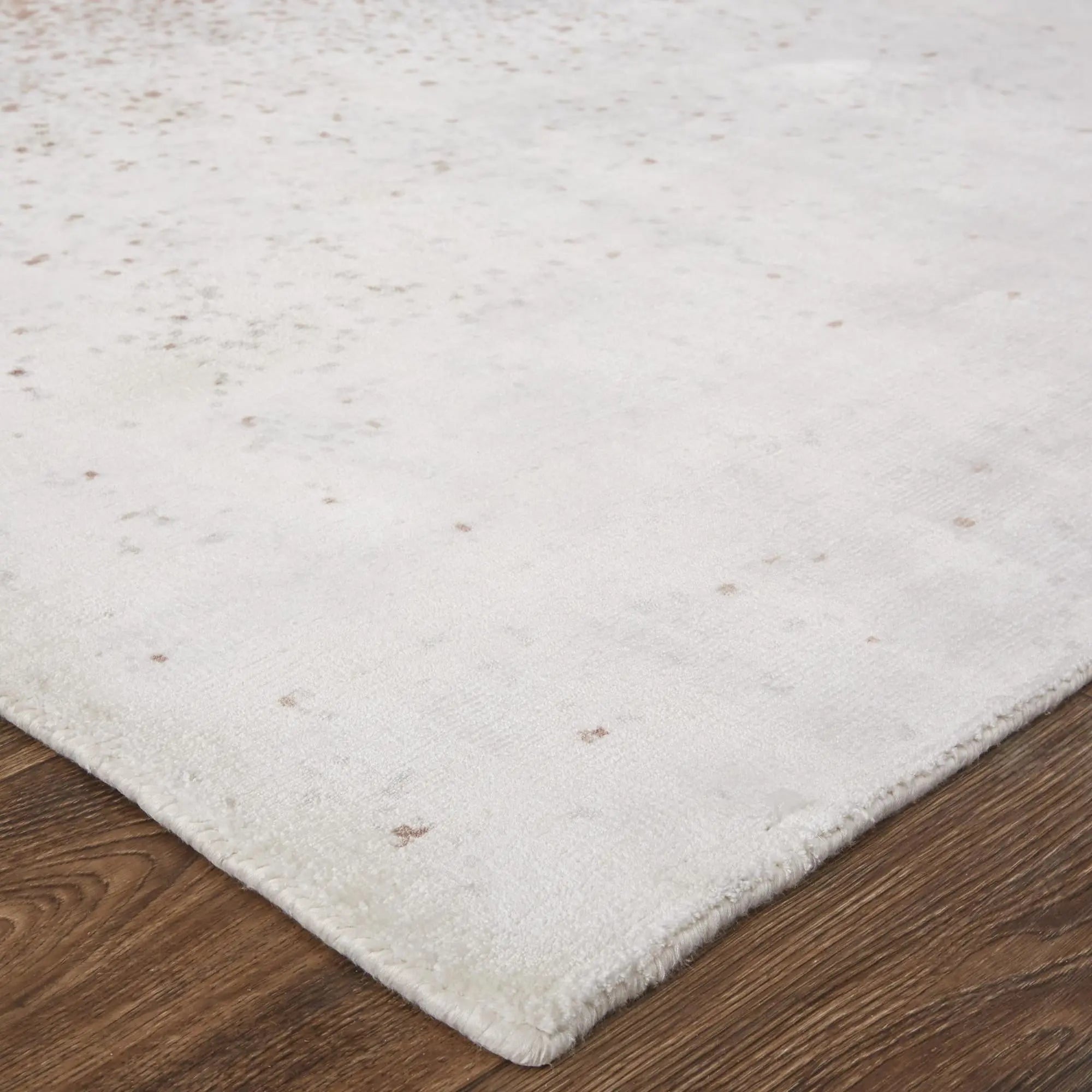 8' X 10' Ivory Orange And Gray Ombre Hand Woven Area Rug Homeroots Home Decor