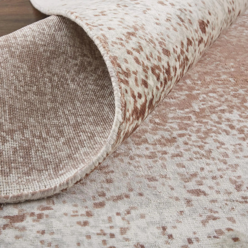 8' X 10' Ivory Orange And Gray Ombre Hand Woven Area Rug Homeroots Home Decor