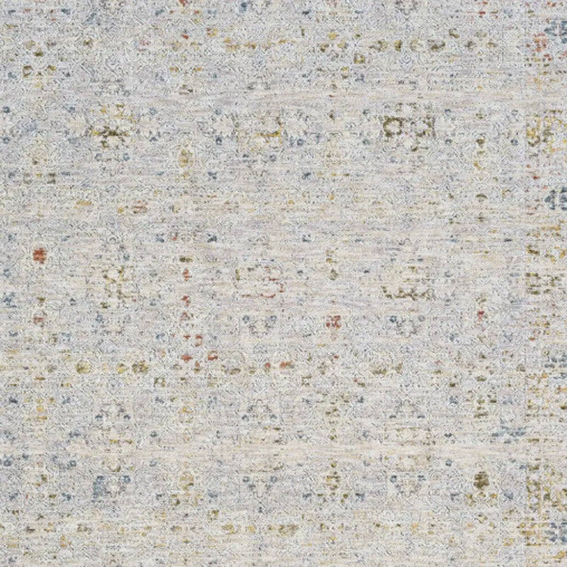 8' X 10' Ivory and Blue Floral Area Rug Homeroots Home Decor