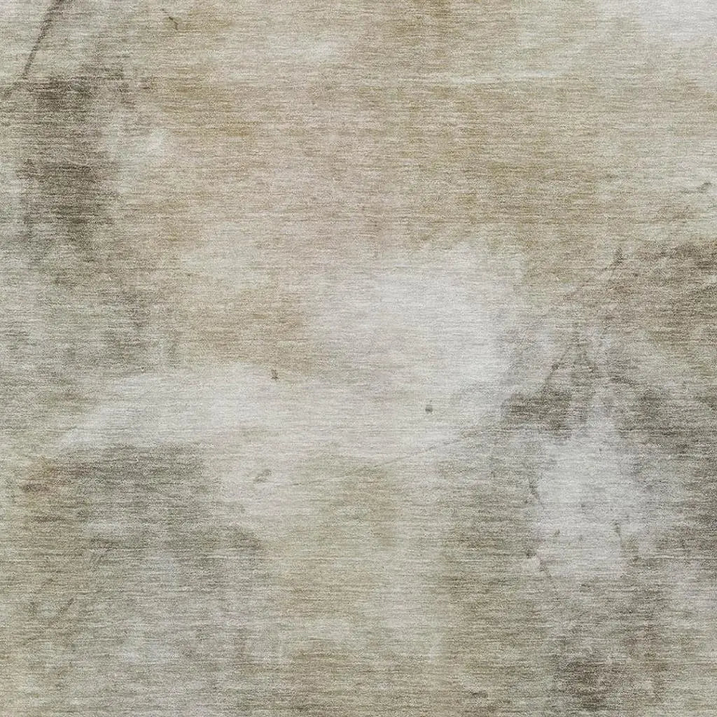 8' X 10' Khaki And Brown Abstract Washable Indoor Outdoor Area Rug Homeroots Outdoor