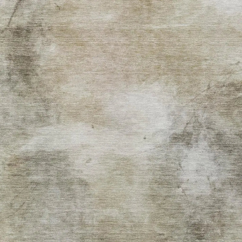 8' X 10' Khaki And Brown Abstract Washable Indoor Outdoor Area Rug Homeroots Outdoor