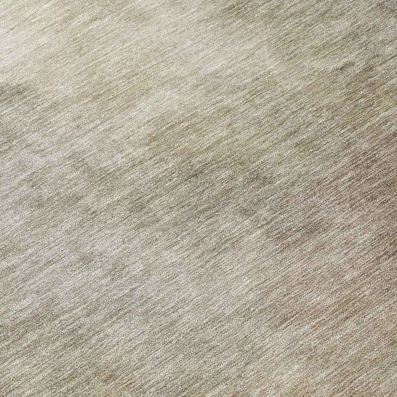 8' X 10' Khaki And Brown Abstract Washable Indoor Outdoor Area Rug Homeroots Outdoor
