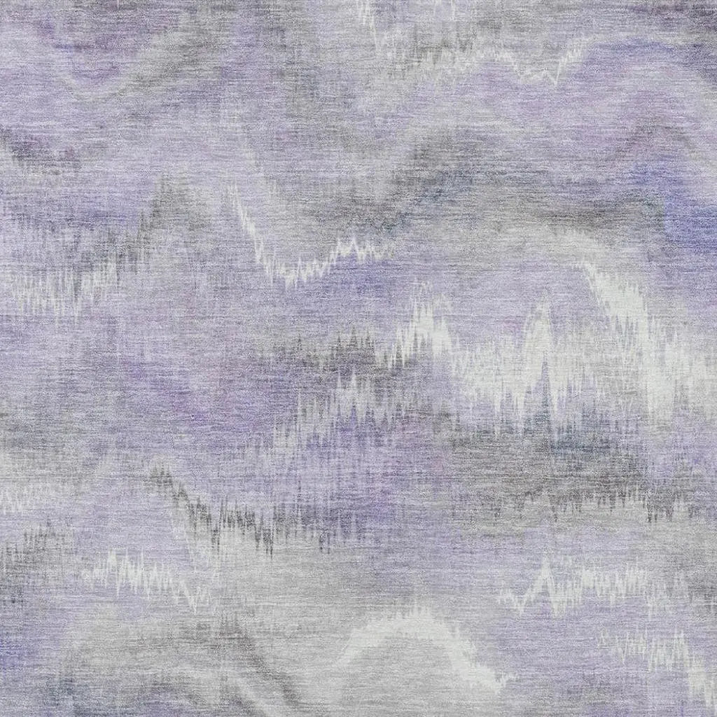 8' X 10' Lavender And Purple Abstract Washable Indoor Outdoor Area Rug Homeroots Outdoor