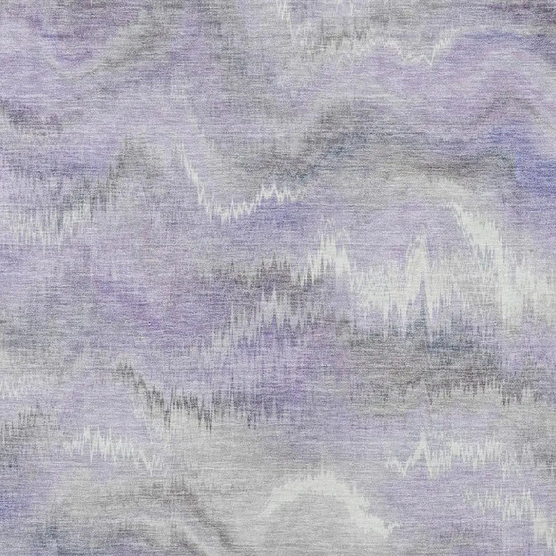 8' X 10' Lavender And Purple Abstract Washable Indoor Outdoor Area Rug Homeroots Outdoor