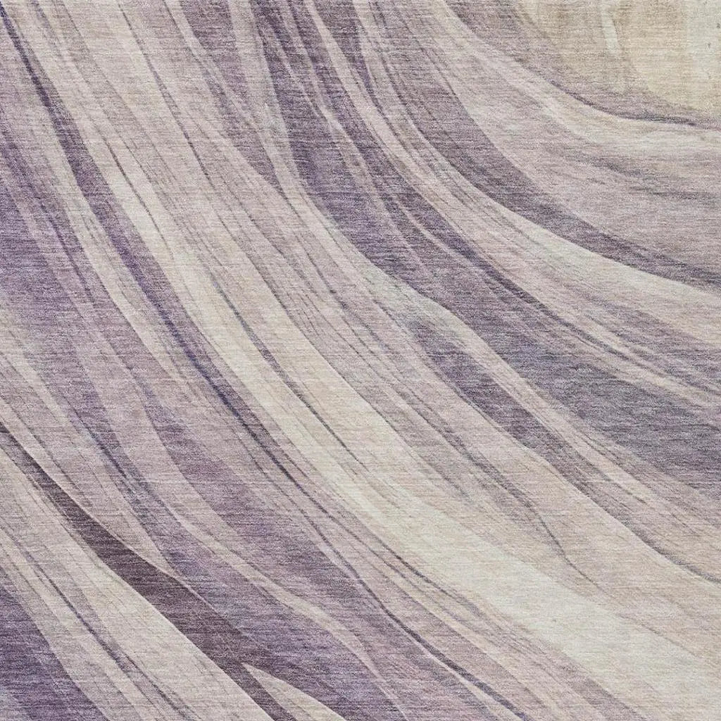 8' X 10' Lavender And Purple Abstract Washable Indoor Outdoor Area Rug Homeroots Outdoor