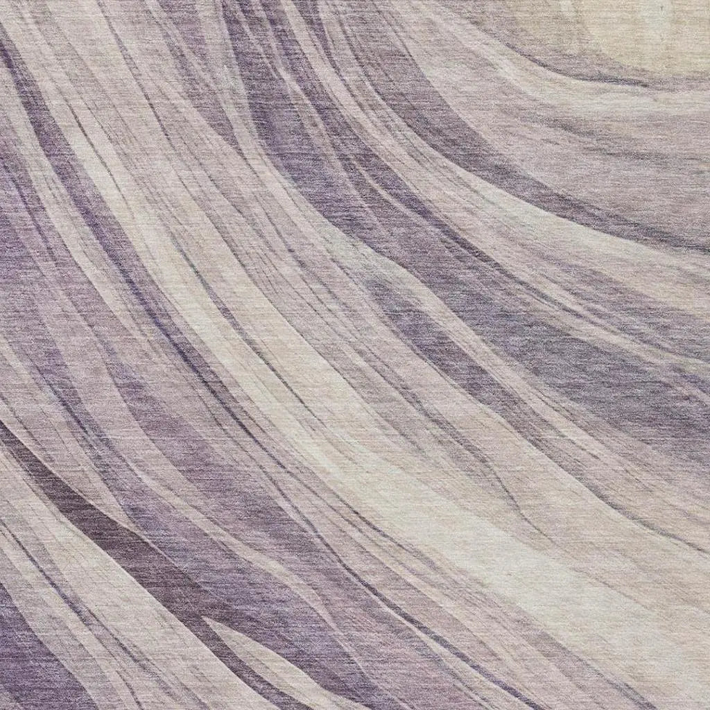 8' X 10' Lavender And Purple Abstract Washable Indoor Outdoor Area Rug Homeroots Outdoor