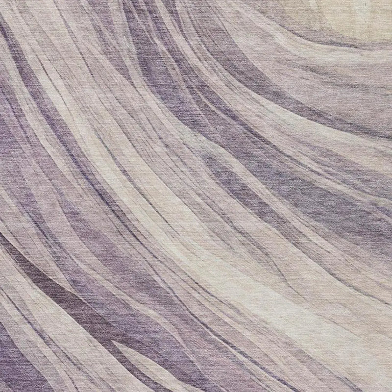 8' X 10' Lavender And Purple Abstract Washable Indoor Outdoor Area Rug Homeroots Outdoor