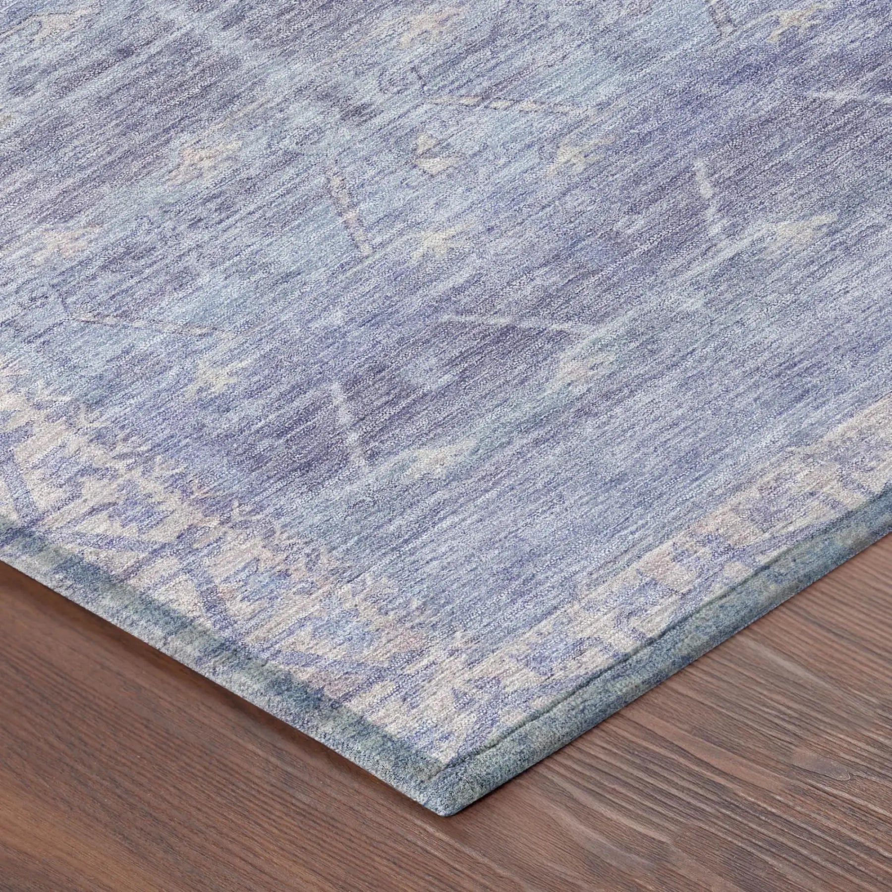 8' X 10' Lavender And Purple Tribal Washable Indoor Outdoor Area Rug Homeroots Outdoor