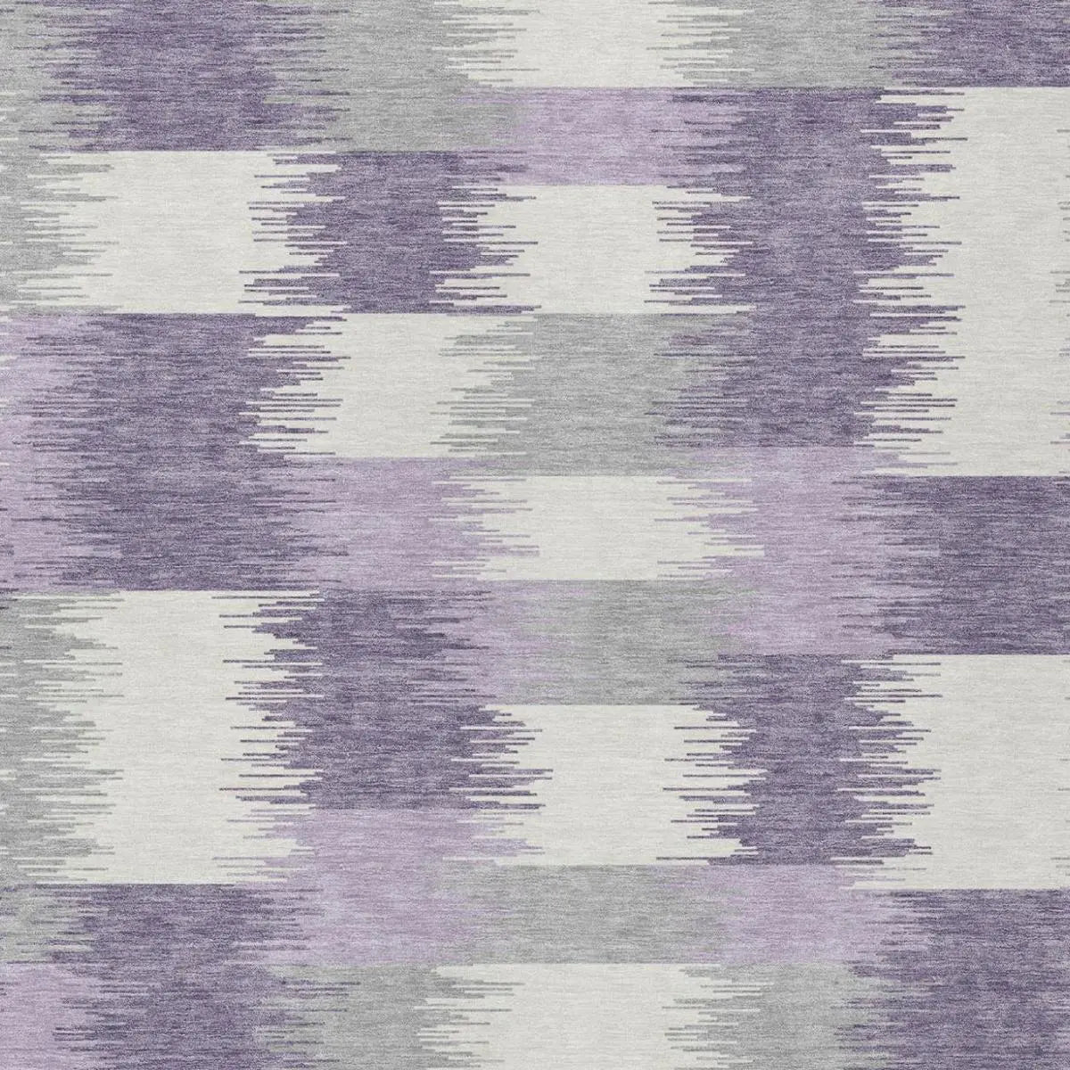 8' X 10' Lilac And Purple Geometric Washable Indoor Outdoor Area Rug Homeroots Outdoor