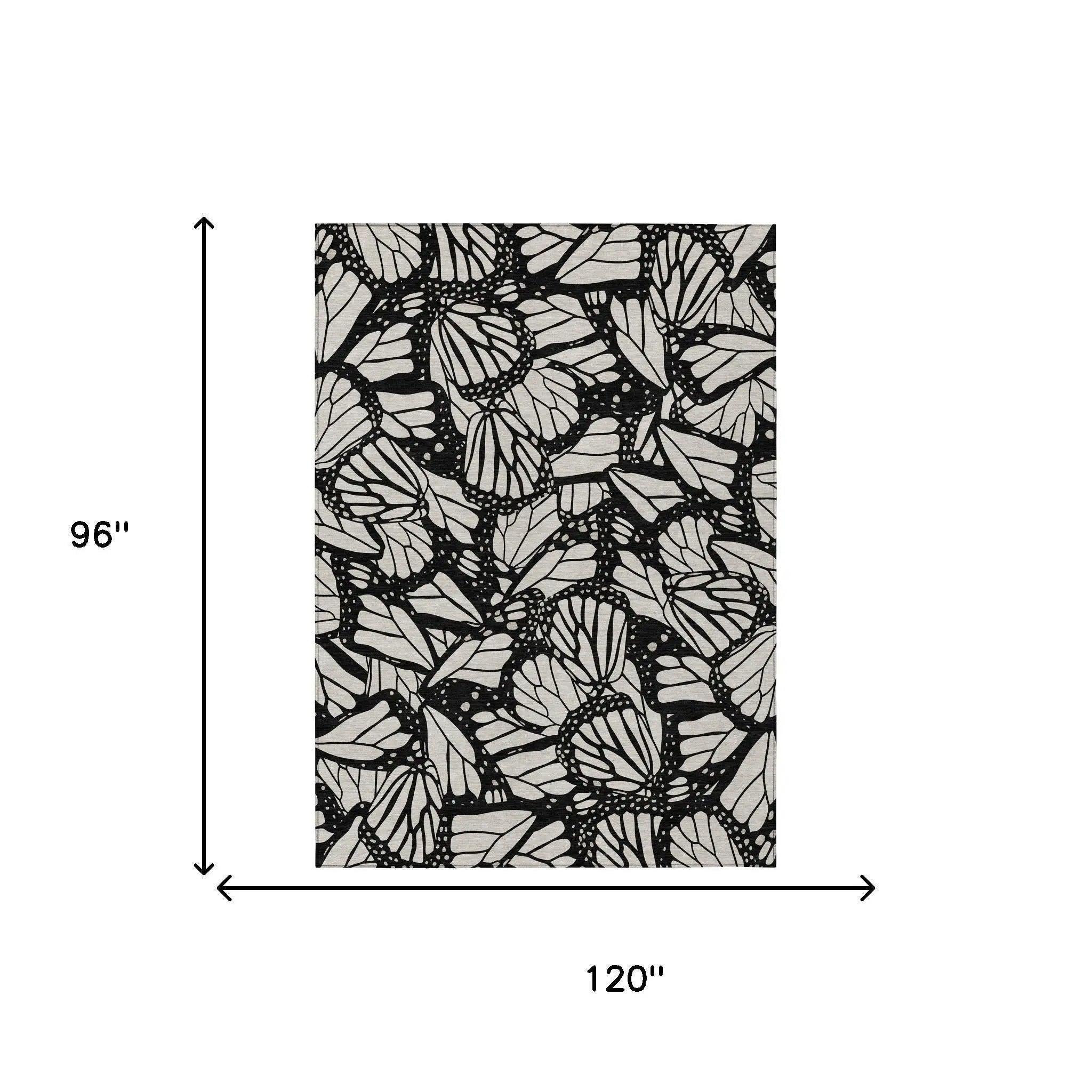 8' X 10' Linen And Ivory Animal Print Washable Indoor Outdoor Area Rug Homeroots Outdoor