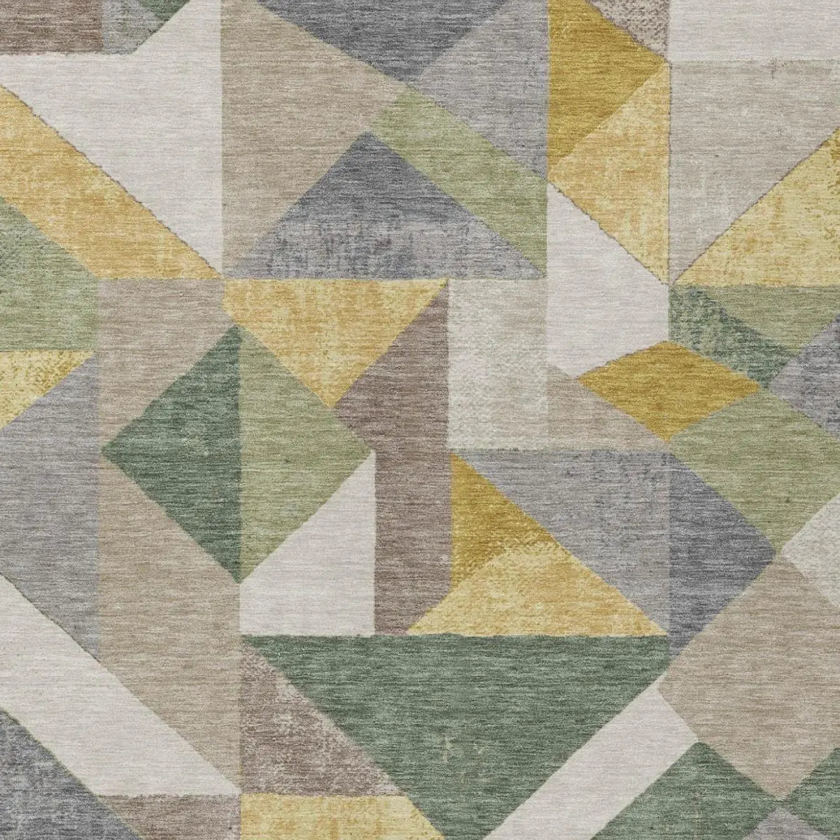 8' X 10' Linen And Ivory Geometric Washable Indoor Outdoor Area Rug Homeroots Outdoor