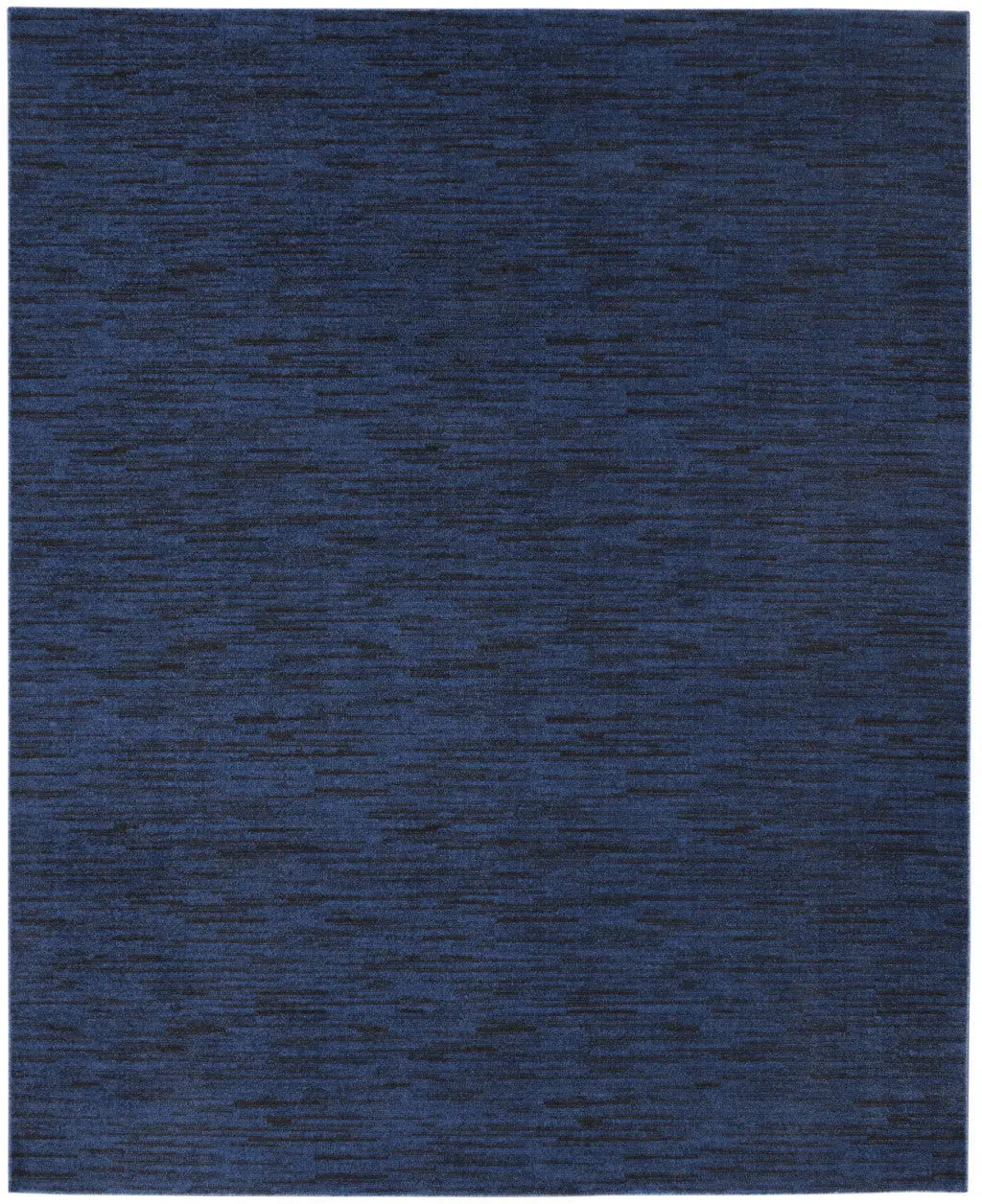 8' X 10' Midnight Blue Stain Resistant Indoor Outdoor Area Rug - GreatEagleInc