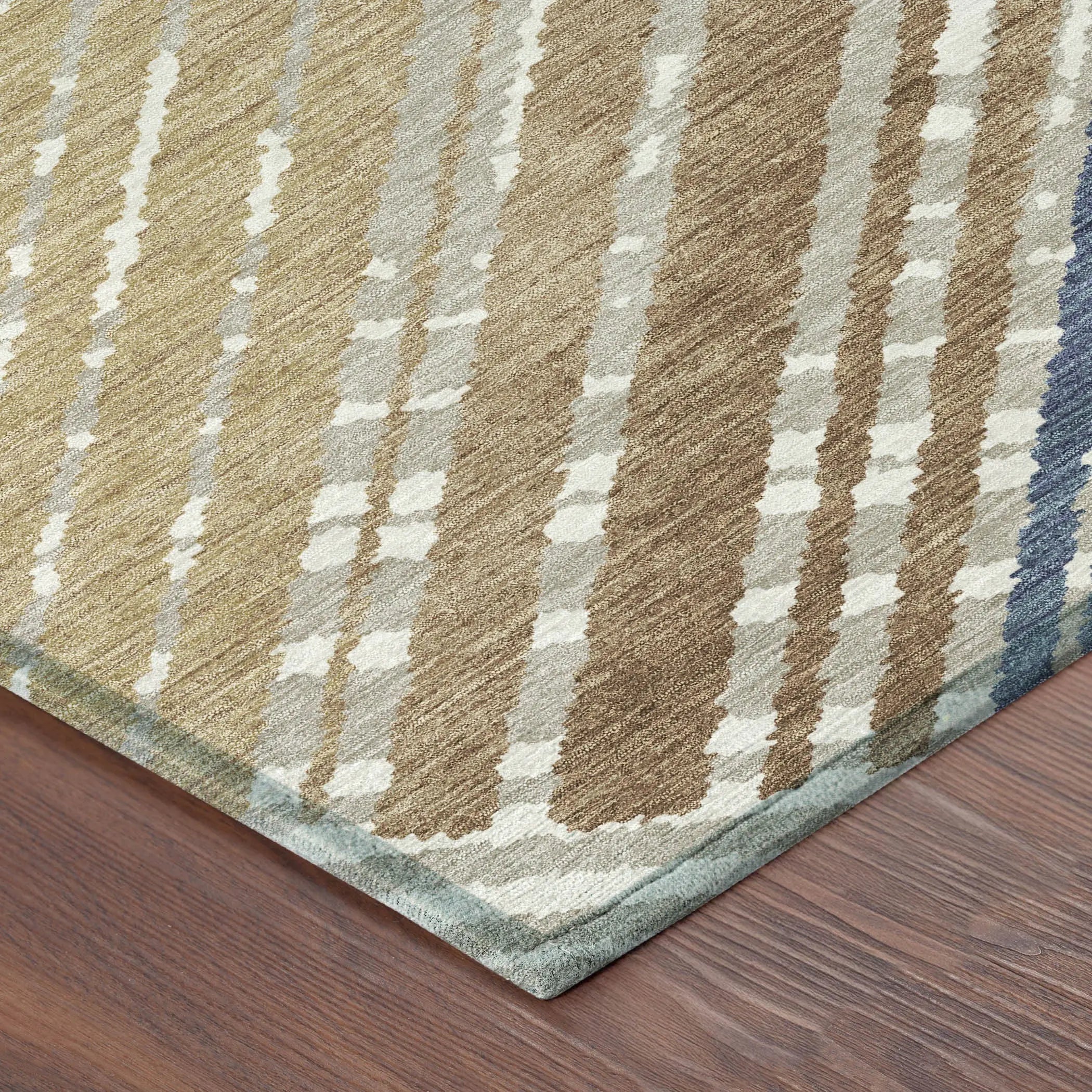 8' X 10' Navy Blue And Black Geometric Washable Indoor Outdoor Area Rug Homeroots Outdoor