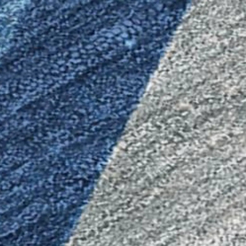 8' X 10' Navy Blue And Blue Abstract Washable Indoor Outdoor Area Rug Homeroots Outdoor