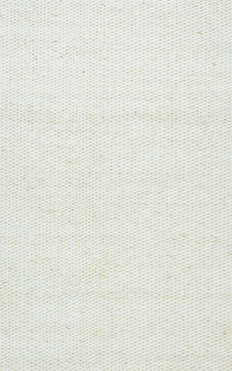 8' X 10' Off White And Ivory Wool Hand Woven Area Rug Homeroots Home Decor