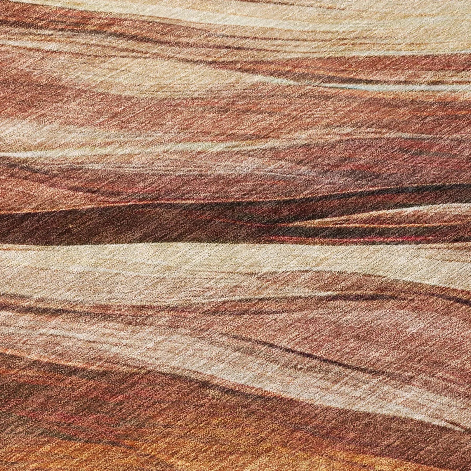 8' X 10' Orange And Burgundy Abstract Washable Indoor Outdoor Area Rug Homeroots Outdoor