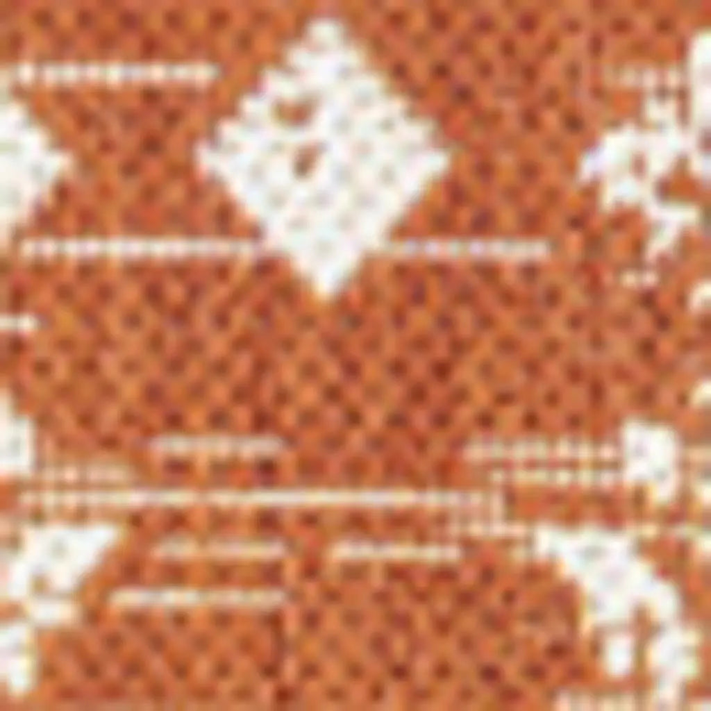 8' X 10' Orange And Cream Trellis Indoor Outdoor Area Rug Homeroots Outdoor