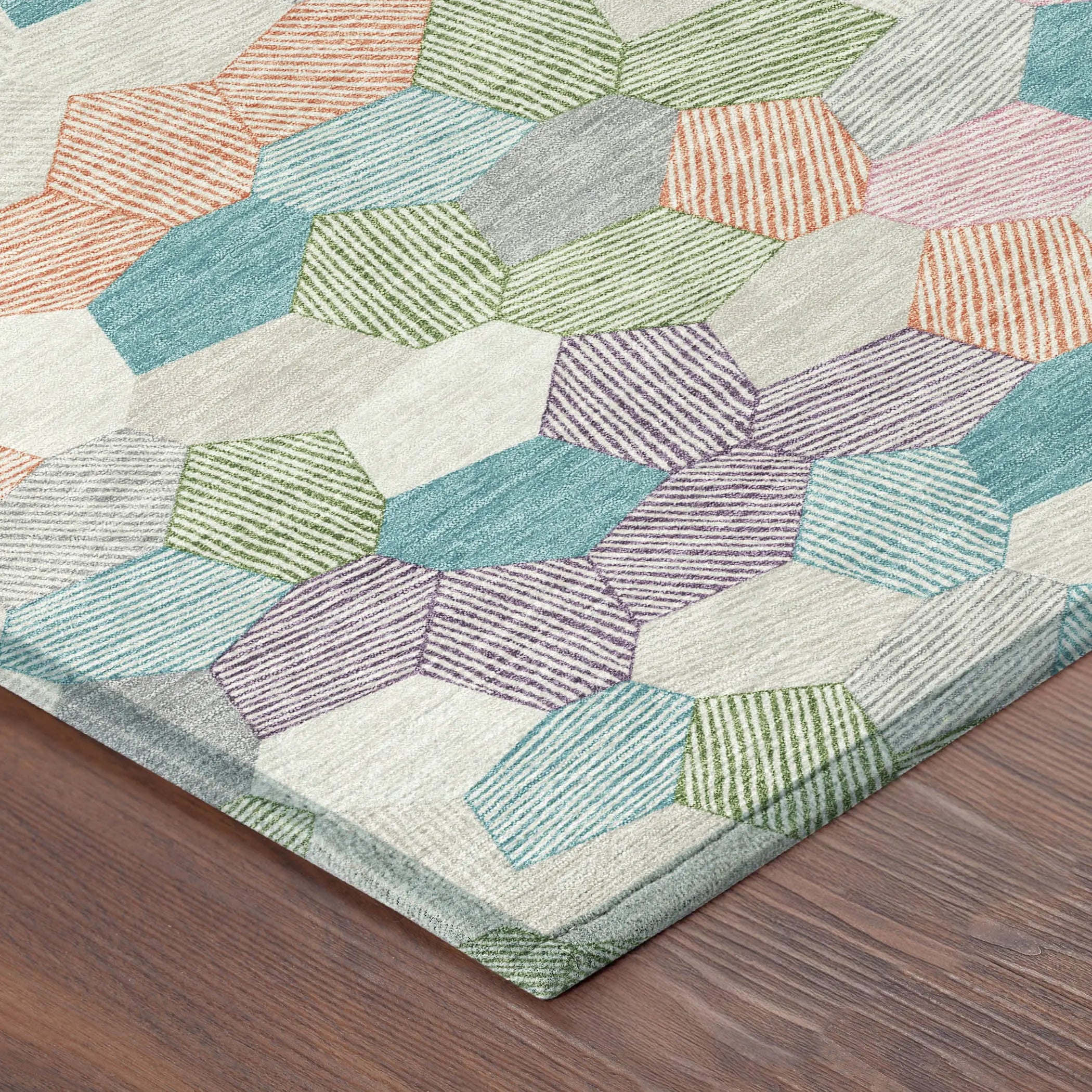 8' X 10' Pearl And Ivory Geometric Washable Indoor Outdoor Area Rug Homeroots Outdoor