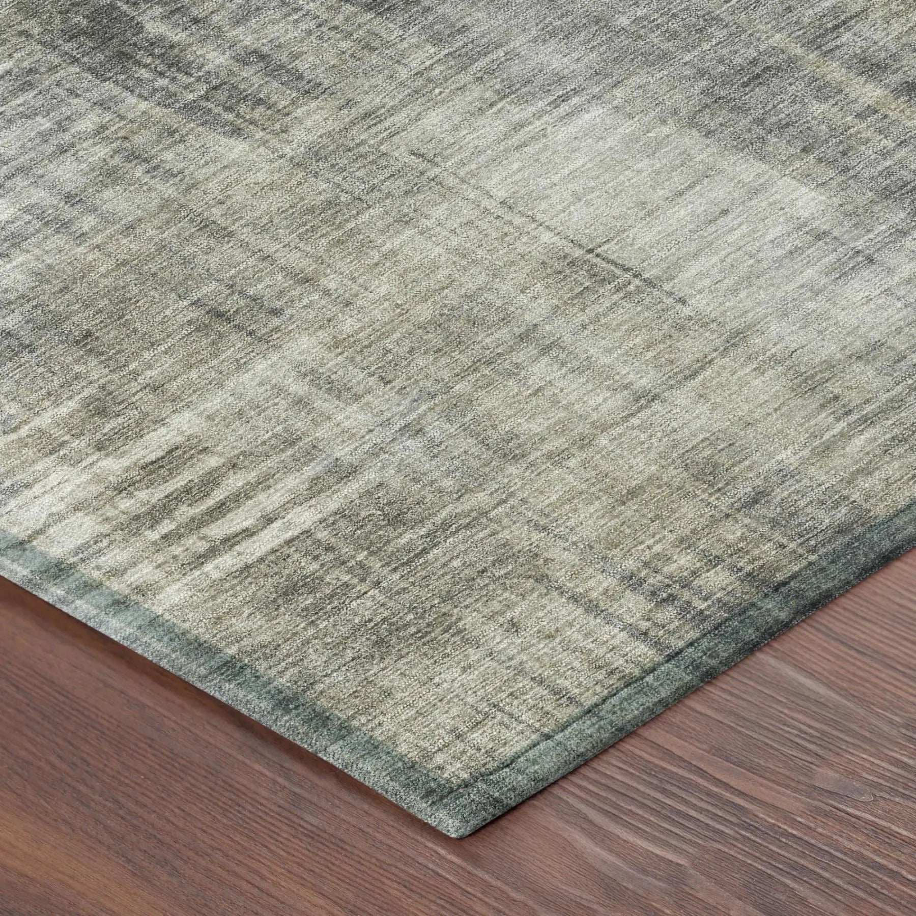 8' X 10' Pewter And Gray Abstract Washable Indoor Outdoor Area Rug Homeroots Outdoor