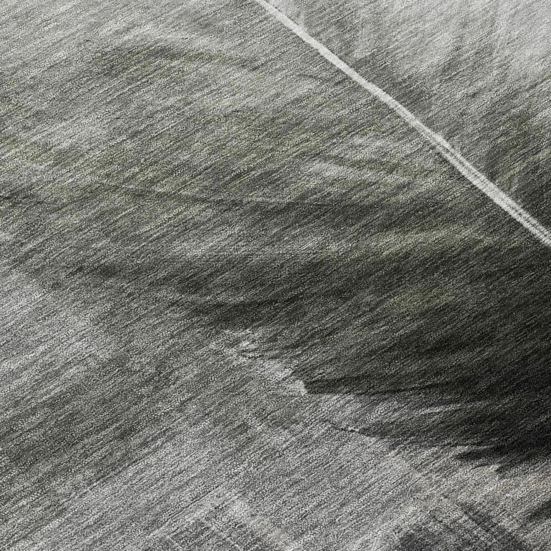 8' X 10' Pewter And Gray Botanical Leaves Washable Indoor Outdoor Area Rug Homeroots Outdoor