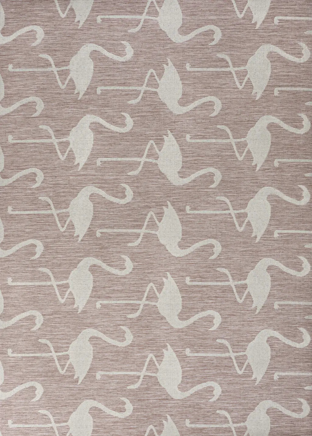 8' X 10' Pink And Cream Animal Print Indoor Outdoor Area Rug Homeroots Outdoor