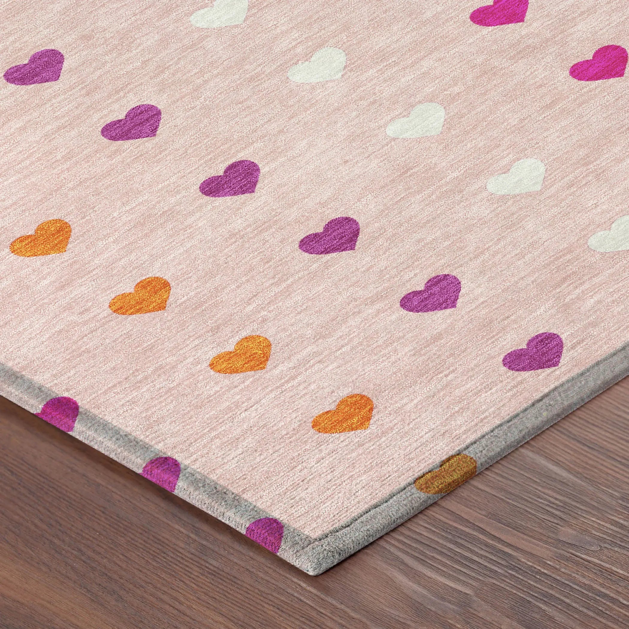 8' X 10' Pink And Ivory Geometric Washable Indoor Outdoor Area Rug Homeroots Outdoor