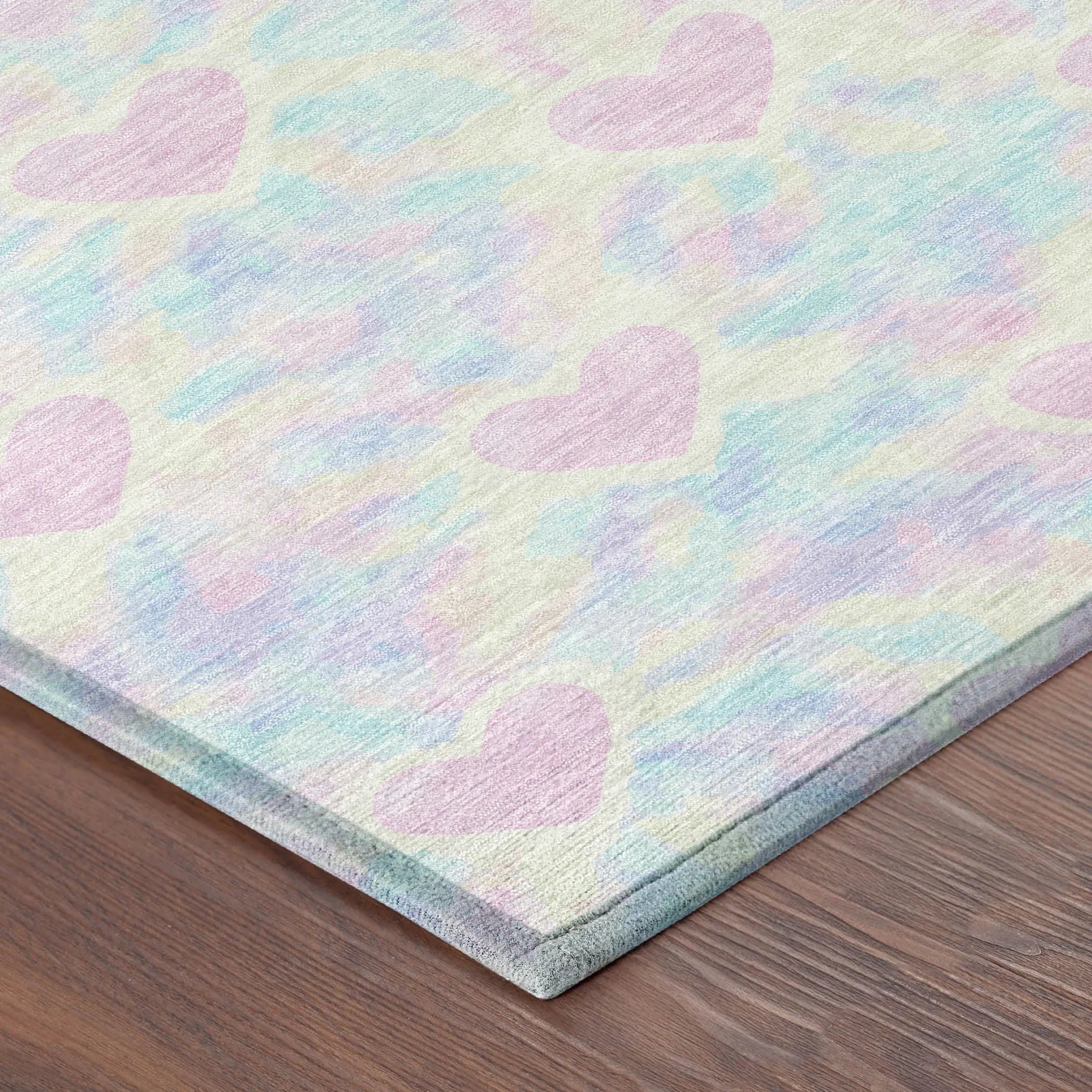 8' X 10' Pink And Ivory Geometric Washable Indoor Outdoor Area Rug Homeroots Outdoor