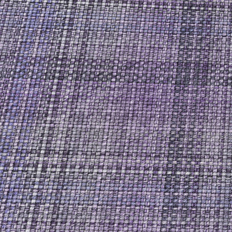 8' X 10' Plum And Purple Plaid Washable Indoor Outdoor Area Rug Homeroots Outdoor